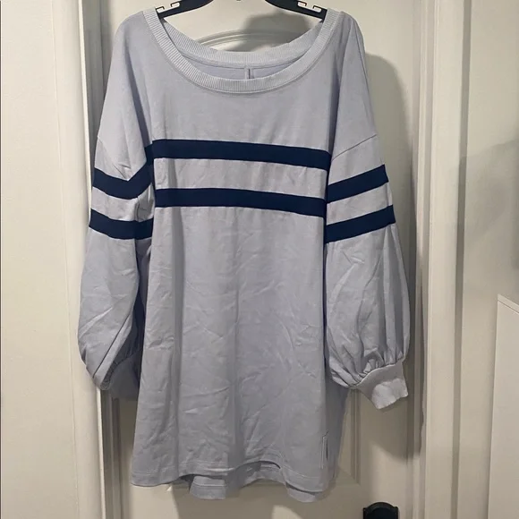 NWOT Fp Movement by Free People Post Up Layer Sweater Top. Large. - Picture 8 of 13